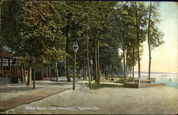 Aloha Beach at Lake Winnegbago Appleton, WI Postcard Postcard Postcard