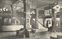 Office and Lobby, The St. Anthony Postcard