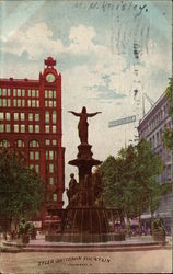 Tyler-Davidson Fountain Cincinnati, OH Postcard Postcard Postcard