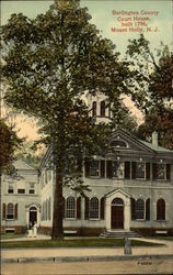 Burlington County Court House, Built 1796 Postcard