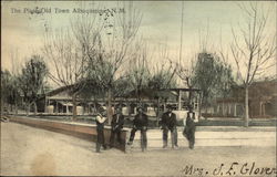 The Plaza, Old Town Albuquerque, NM Postcard Postcard Postcard