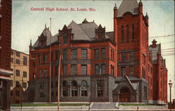 Central High School St. Louis, MO Postcard Postcard Postcard