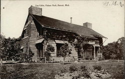 Log Cabin at Palmer Park Postcard