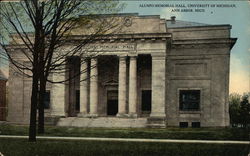 Alumni Memorial Hall at University of Michigan Postcard