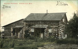 An Early Residence - Log Cabin Howard City, MI Postcard Postcard Postcard