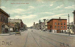 Saginaw Street Postcard