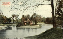 Druid Hill Park Boat Lake Baltimore, MD Postcard Postcard Postcard