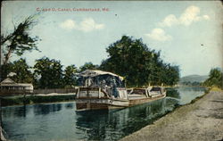 C and O Canal Cumberland, MD Postcard Postcard Postcard