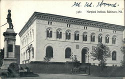 Street View of Maryland Institute Postcard