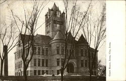 Street View of Court House Iowa City, IA Postcard Postcard Postcard