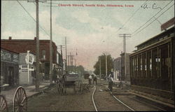 Church Street, South Side Ottumwa, IA Postcard Postcard Postcard