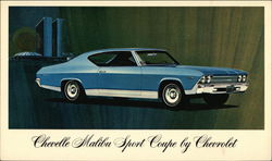 1969 Chevelle Malibu Sport Coupe by Chevrolet Cars Postcard Postcard Postcard