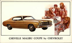 Chevelle Malibu Coupe by Chevrolet Postcard