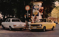 Opel 4-Door Sedan (Model 36) & Opel 2-Door Sedan (Model 31) Postcard