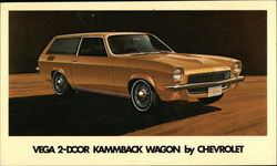 Vega 2-Door Kammback Wagon - Chevrolet Cars Postcard Postcard Postcard