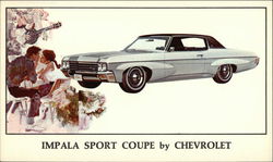 Impala Sport Coupe by Chevrolet Cars Postcard Postcard Postcard