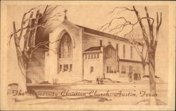 The University Christian Church Austin, TX Postcard Postcard Postcard