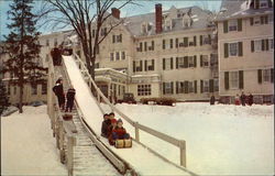 The Toboggon Slide at The Northfield Inn East Northfield, MA Postcard Postcard Postcard