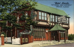 Hotel Lincoln, Tap Room and Cafeteria Illinois Postcard Postcard Postcard