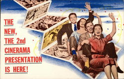 The New, the 2nd Cinerama Presentation is Here! Boston, MA Postcard Postcard Postcard