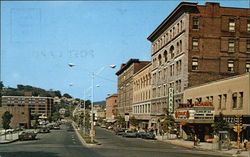 Main Street along the Mohawk Trail Postcard