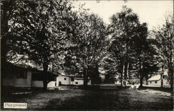 Washburn's Resort - Playground, Henderson Lake Postcard