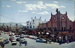 Looking Up Avenida Revolucion Tijuana, Mexico Postcard Postcard Postcard