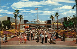 Disneyland--Tomorrowland Entrance Postcard