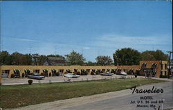 Travelier Motel Jct. U.S. 36 and 63 Postcard