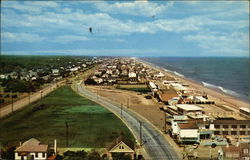 Panoramic View of Virginia Beach, Virginia Postcard