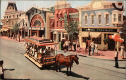 Main Street, Disneyland Postcard