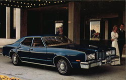 1975 Montego MX Brougham 4-Dr. Pillared Hardtop Cars Postcard Postcard Postcard