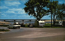 Parking Area Overlooking Milford Lake Wakefield, KS Postcard Postcard Postcard