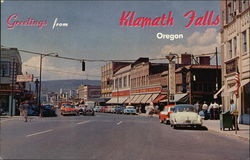 Greetings from Klamath Falls, Oregon Postcard Postcard Postcard