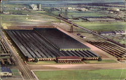 Aerial View of Chrysler Motor Plant Los Angeles, CA Postcard Postcard Postcard