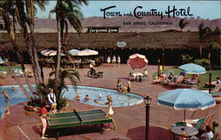 Town & Country Hotel Postcard