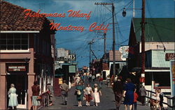 Fisherman's Wharf Monterey, CA Postcard Postcard Postcard