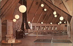 Conservative Baptist Camp - Main Lodge, Interior Big Bear Lake, CA Postcard Postcard Postcard