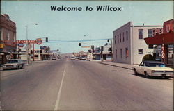 Welcome to Willcox Arizona Postcard Postcard Postcard