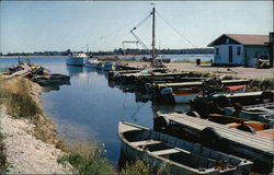 Dock View in Door County Postcard