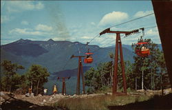 Gondola Cars on Loon Mountain Lincoln, NH Postcard Postcard Postcard