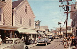 Commercial Street Provincetown, MA Postcard Postcard Postcard