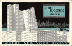 Hotel St. George Brooklyn, NY Postcard Postcard Postcard