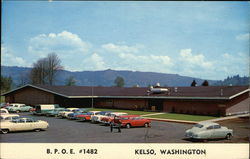 Kelso Elks Home 1482 Postcard