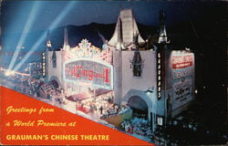 Graumann's Chinese Theater Hollywood, CA Postcard Postcard Postcard