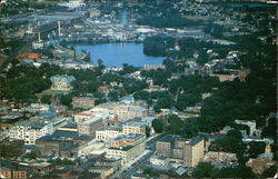 Aerial View of Pittsfield, Massachusetts Postcard