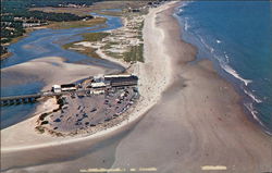 Expanse of White Sand Beach Postcard