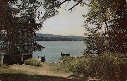 Camp Notre Dame on Lake Spofford Postcard