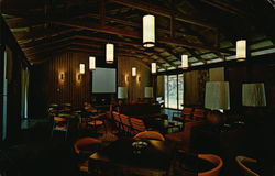 Interior of Nautilus, Asilomar Conference Grounds Postcard