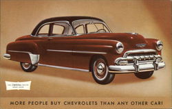 Chevrolet Styleline Deluxe Sport Coupe Postcard